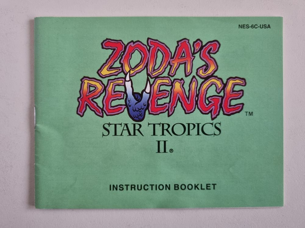 NES Star Tropics 2 - Zoda's Revenge USA Manual - zum Schließen ins Bild klicken