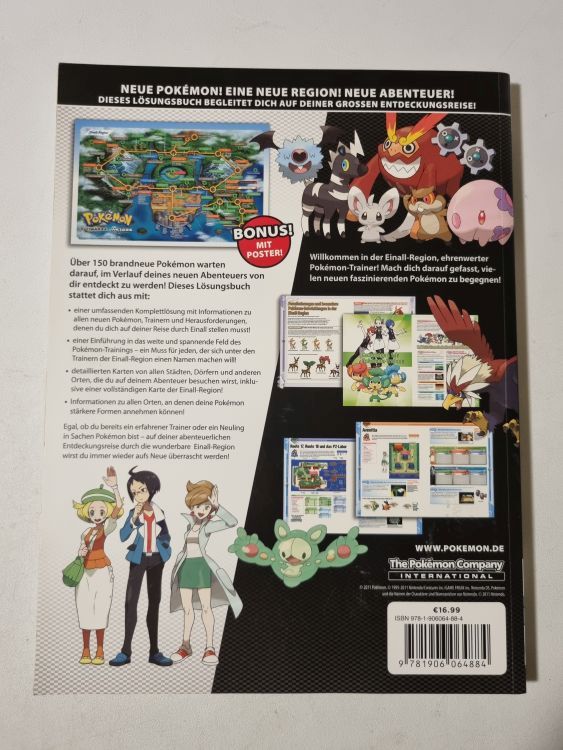 Pokemon Schwarze & Weisse Edition - Das offizielle Lösungsbuch - zum Schließen ins Bild klicken