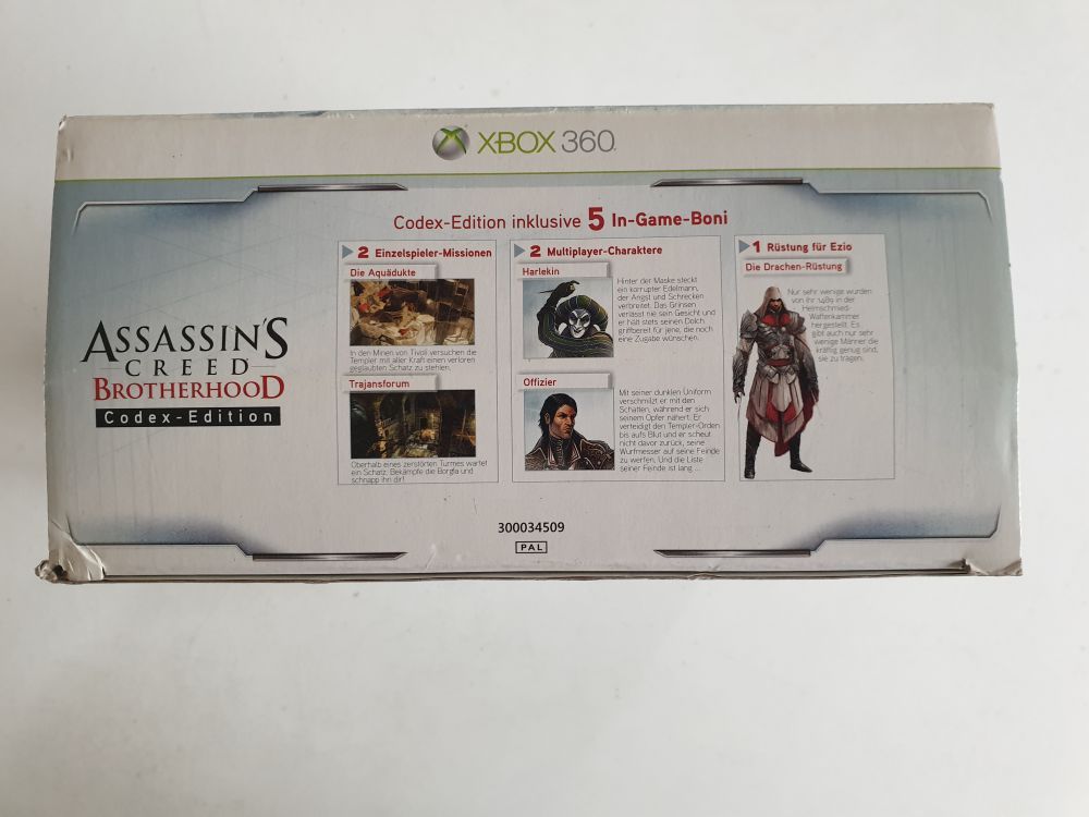 Xbox 360 Assassin's Brotherhood Codex Edition - zum Schließen ins Bild klicken