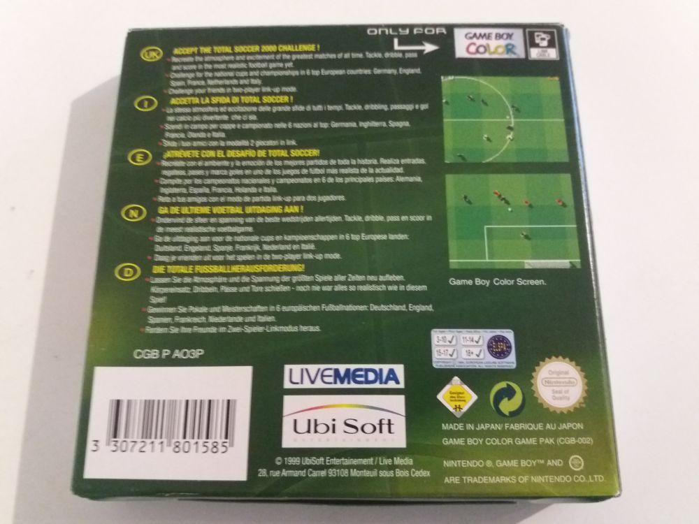 GBC DSF Fussball / Total Soccer 2000 EUR - zum Schließen ins Bild klicken