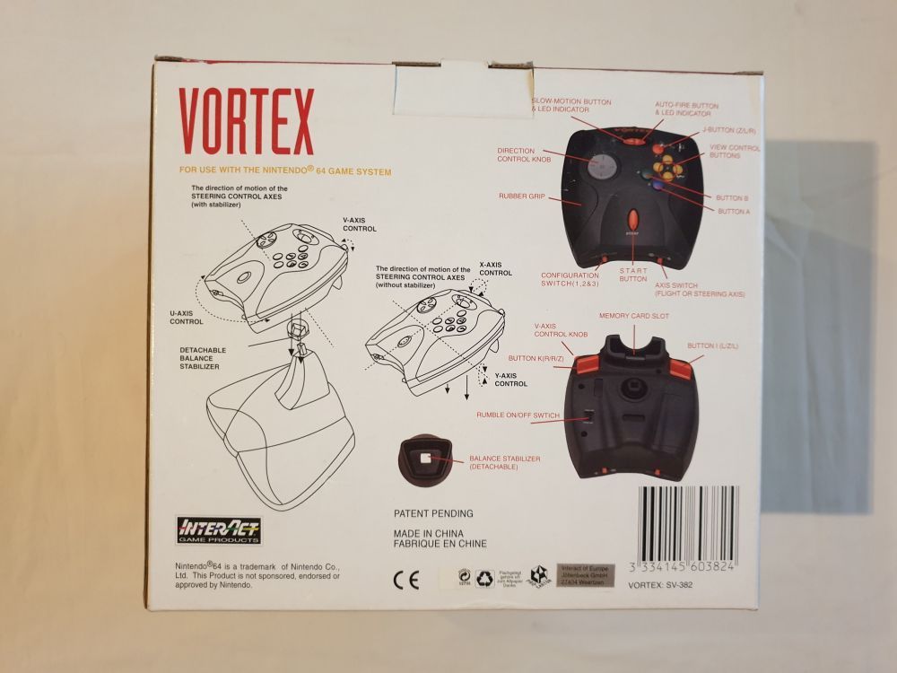 N64 Vortex Controller - zum Schließen ins Bild klicken