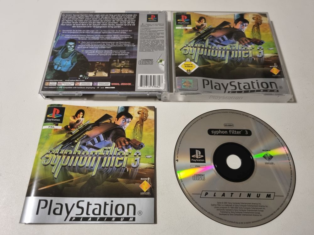 PS1 Syphon Filter 3 [71074] - €9.99 - RetroGameCollectorHeaven - english  version