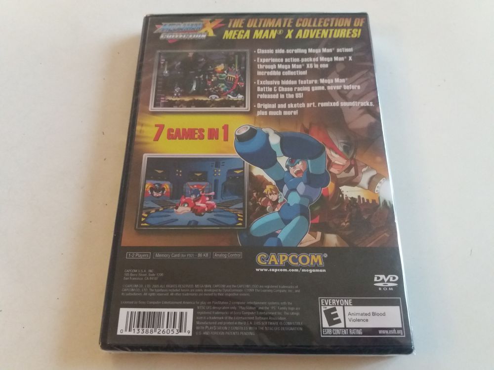 PS2 Mega Man X Collection - zum Schließen ins Bild klicken