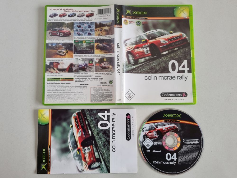 Xbox Colin McRae Rally 04 - zum Schließen ins Bild klicken