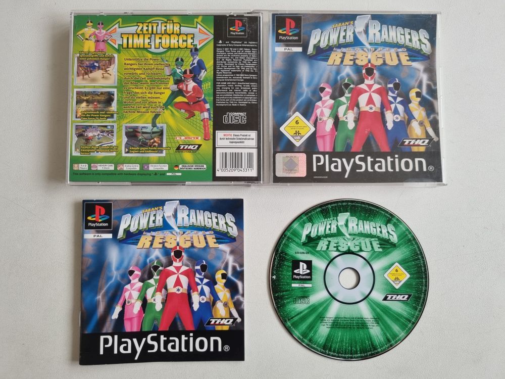 PS1 Power Rangers Lightspeed Rescue - zum Schließen ins Bild klicken