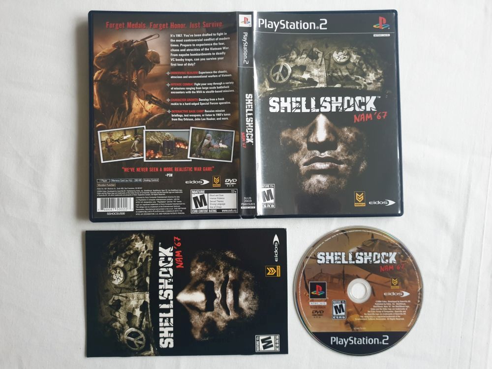 Shellshock - Nam '67 - Sony Playstation 2 PS2 - Editorial use only