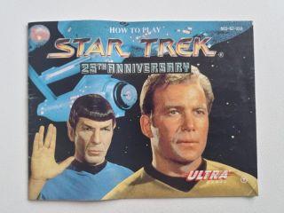 NES Star Trek - 25th Anniversary USA Manual