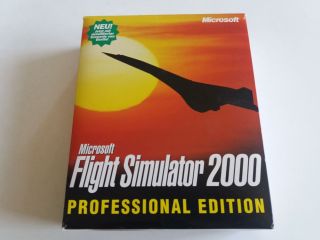 PC Microsoft Flight Simulator 2000 Professional Edition