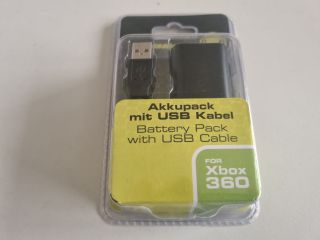 Xbox 360 Battery Pack with USB Cable