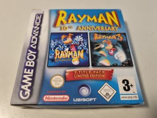 GBA Rayman - 10th Anniversary - 2 Title Pack Limited Edition EUR