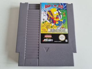 NES The Simpsons - Bart vs. the World ESP