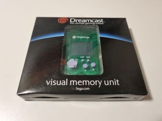 DC Visual Memory Unit VMU Clear Green