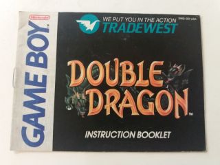 GB Double Dragon USA Manual