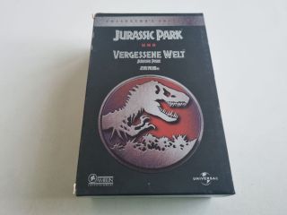 VHS Jurassic Park 1 + 2 Collector's Edition