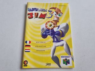 N64 Earthworm Jim 3D EUU Manual