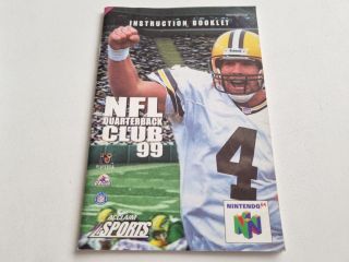 N64 NFL Quarterback Club 99 EUR Manual