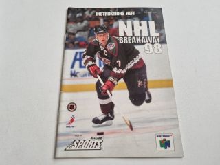 N64 NHL Breakaway 98 EUR Manual