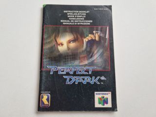 N64 Perfect Dark NEU6 Manual