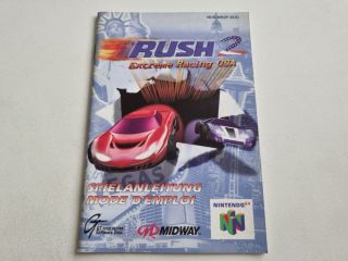 N64 Rush 2 - Extreme Racing USA EUU Manual