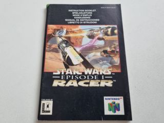 N64 Star Wars - Episode 1 - Racer NEU6 Manual