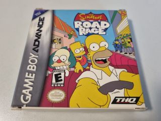 GBA The Simpsons - Road Rage USA