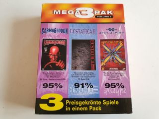 PC Mega 3 Pack - Carmageddon + Ecstatica II + X-Com