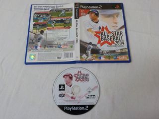 PS2 All-Star Baseball 2004