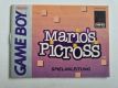 GB Mario's Picross NOE Manual