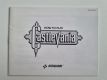 NES Castlevania USA Manual
