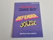 GB Defender / Joust UKV Super Game Boy Manual
