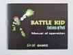 NES Battle Kid - Fortress of Peril Manual